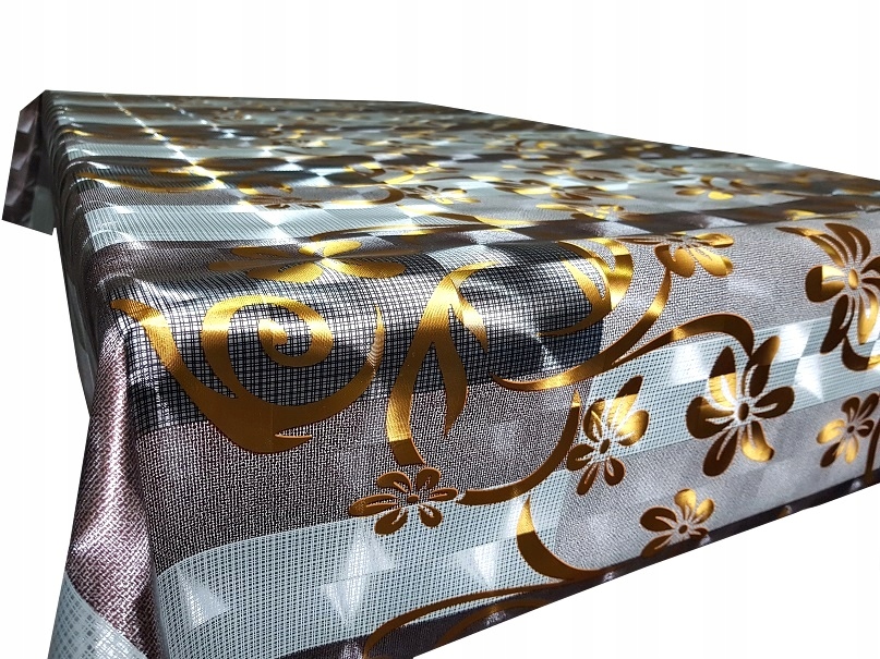 CERATA METALICZNA 3D OBRUS 140x140cm kwadrat