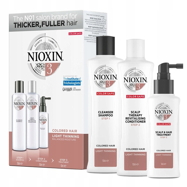 NIOXIN System 3 zestaw szampon do włosów 150m P1
