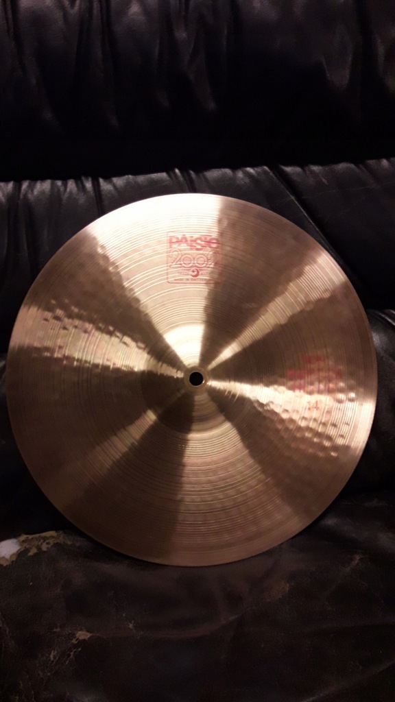 Hi hat Paiste 14 Top 2002 Medium bootom Dimensions