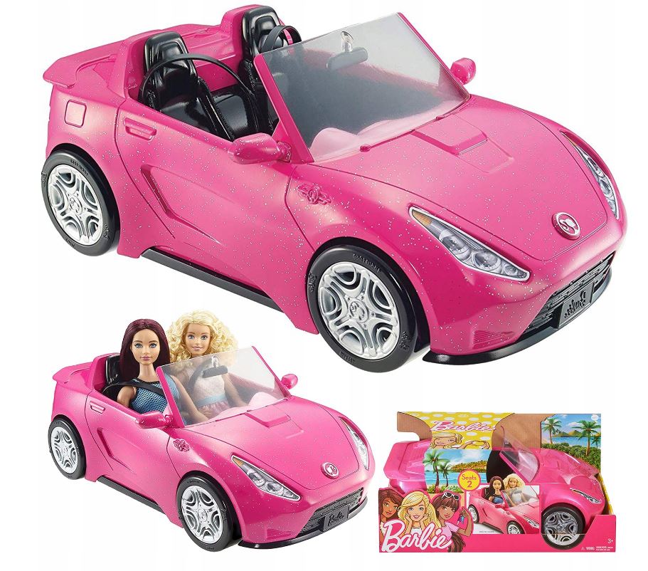 Barbie RÓŻOWY KABRIOLET AUTO dla lalek DVX59