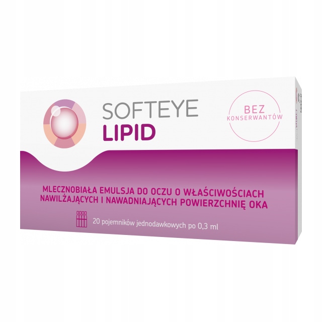 Softeye Lipid emulsja do oczu 20 szt. x 0,3 ml