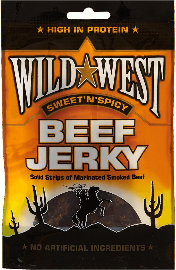 Wild West Suszona wołowina Beef Jerky 25g