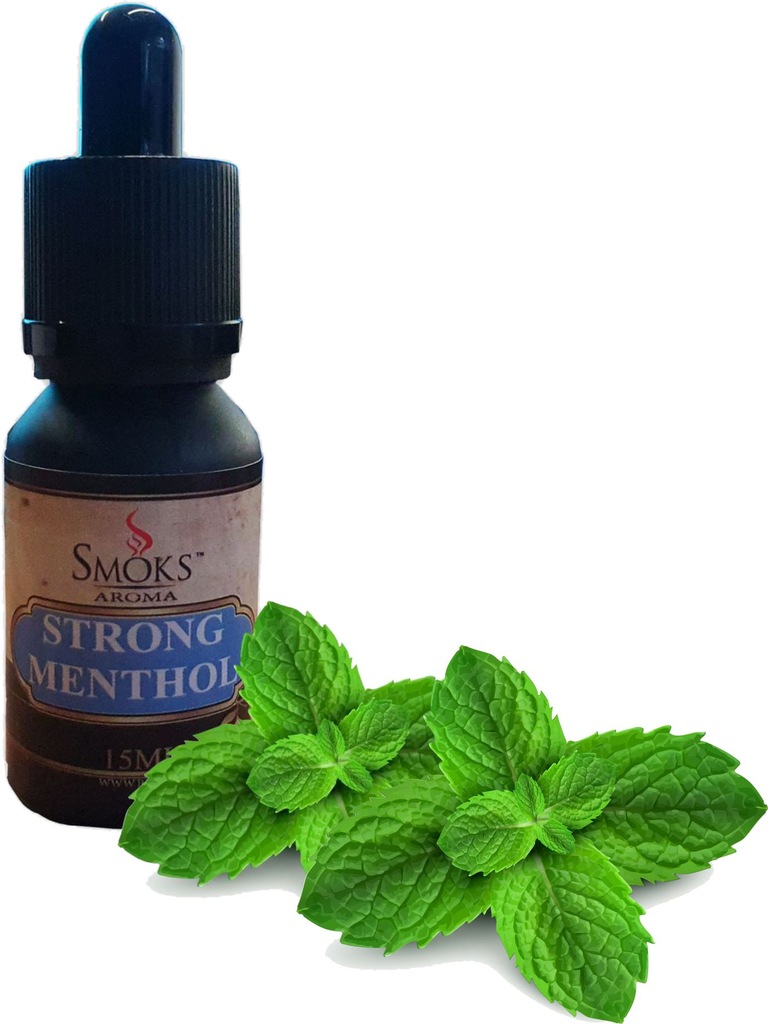 STRONG MIĘTOWY AROMAT DO PAPIEROSÓW 15ml z pipetą