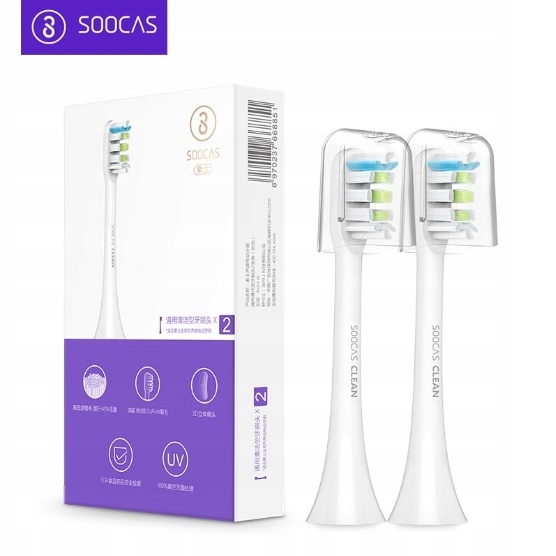 Końcówki do Xiaomi SOOCAS / SOOCARE X3 BIAŁE