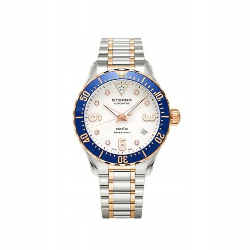 Luxury Kontiki Diver Blue/Silver Watch for Woman