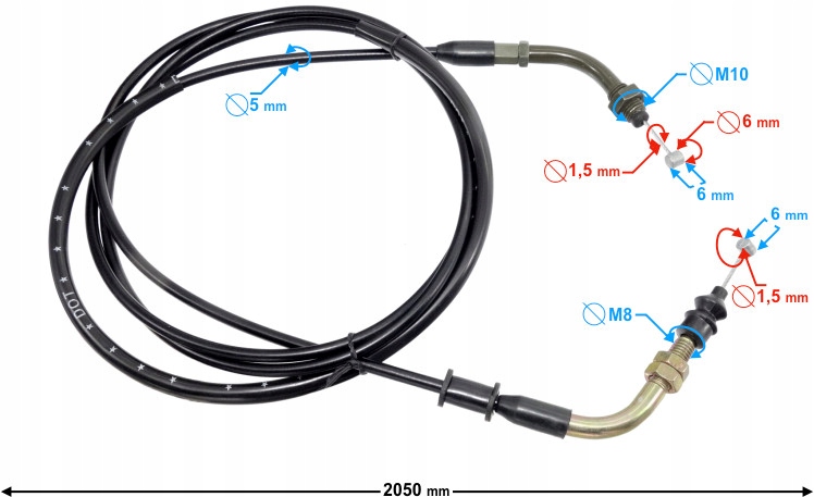 Купить Скутеры GAS CABLE 4T 50cc Barton Junak Zipp Romet: отзывы, фото, характеристики в интерне-магазине Aredi.ru