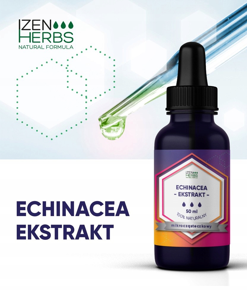 Echinacea - Jeżówka purpurowa - ekstrakt mikrocząs
