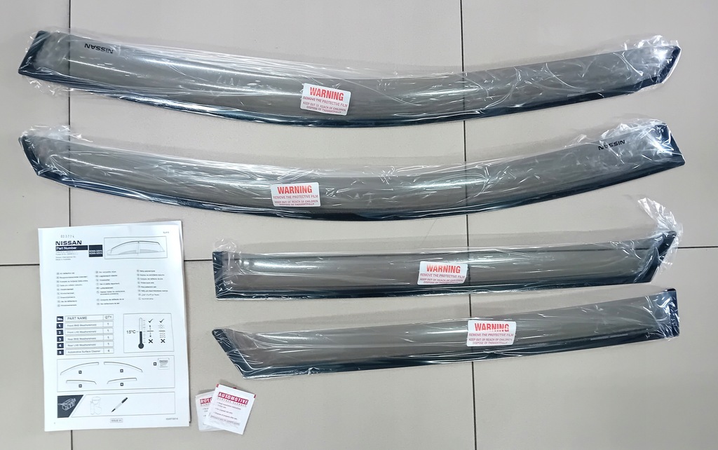 OWIEWKI SZYB PRZÓD TYŁ NISSAN PULSAR KE8003Z010