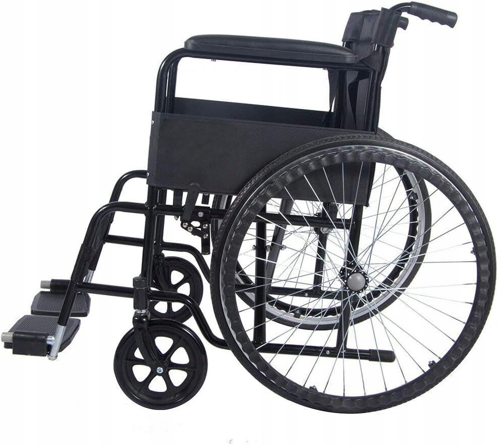 Składany wózek inwalidzki, samobieżny