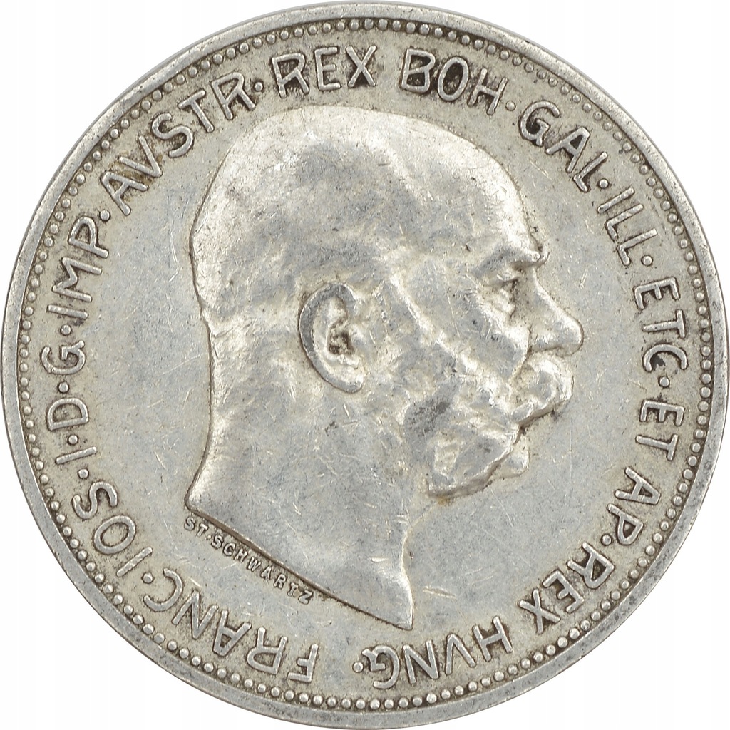 10.AUSTRIA, FRANC.JÓZEF, 2 KORONY 1912