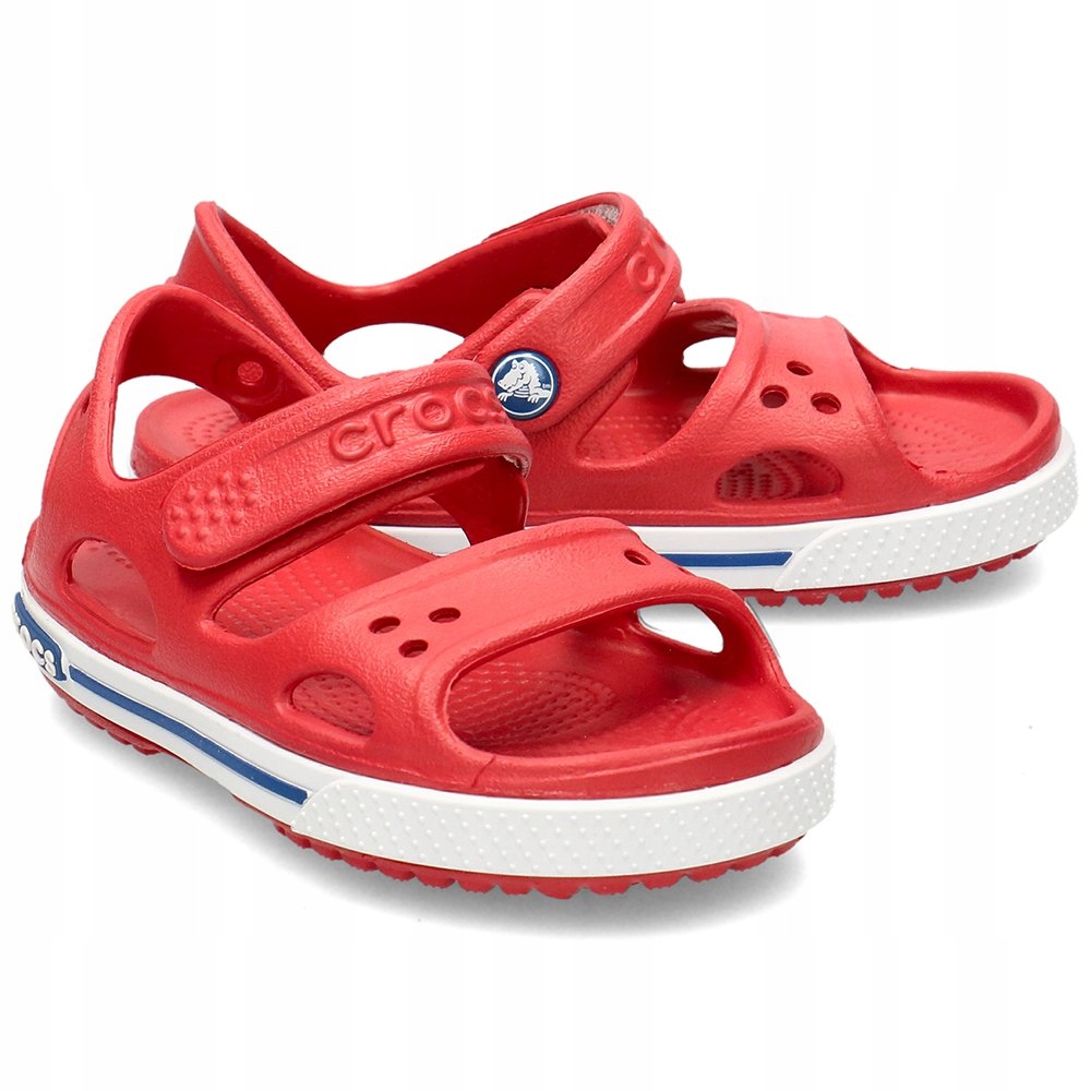 Crocs Crocband Czerwone Sandały Dziecięce R.22/23