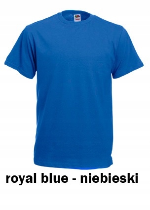 Koszulka męska HEAVY Fruit of the loom niebiesk XL