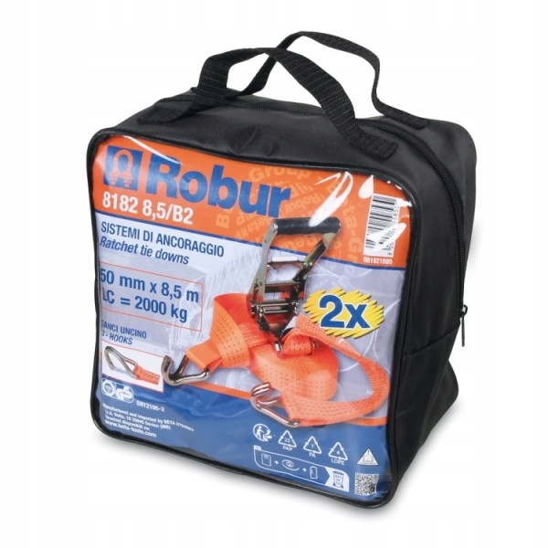 KOMPLET 2 PASÓW MOCUJĄCYCH 8182/8.5/B2