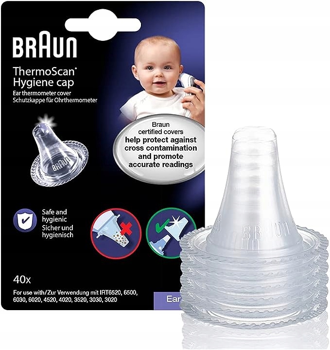 Wymienne nakładki ochronne Braun ThermoScan