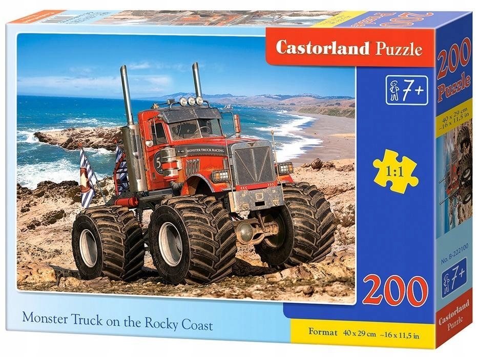 PUZZLE 200 MONSTER TRUCK CASTOR, CASTORLAND