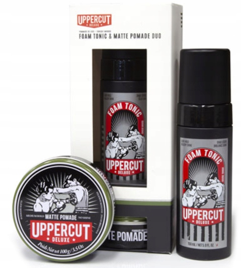 Uppercut Zestaw do włosów Matte Pomade Foam Tonic