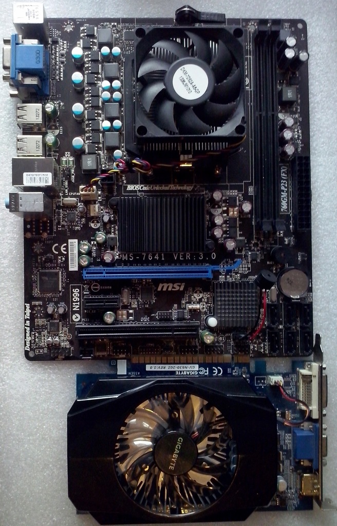 Płyta główna MSI 760GM-P23 (FX) Micro ATX CPU GPU