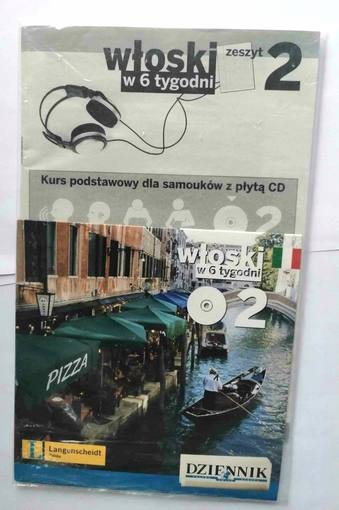 Włoski w 6 tygodni zeszyt 2 płyta CD