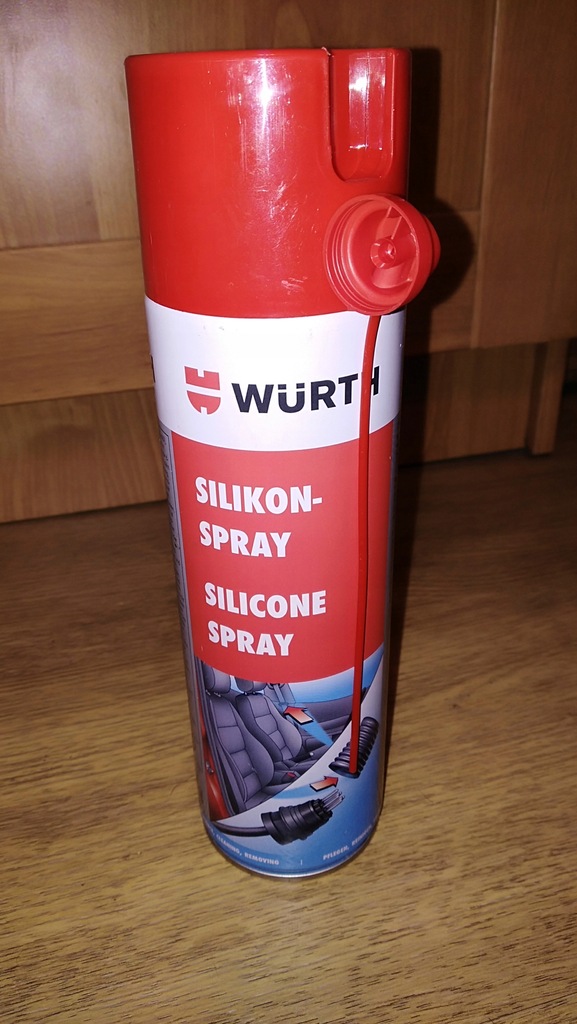 Wurth SILIKON spray 500 ml konserwuje i smaruje