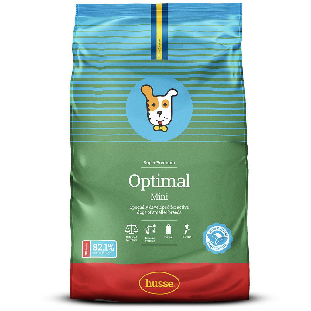 HUSSE OPTIMAL MINI 7kg - szwedzka karma dla psa - 7853227881 ...