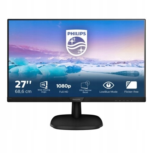 Monitor Philips 273V7QJAB/00 (27"; IPS/PLS; FullHD 1920x1080; DisplayP