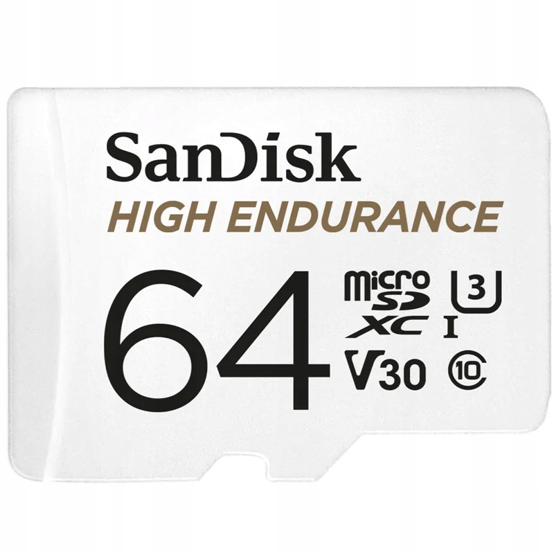 High Endurance microSDXC 64GB V30 z adapterem