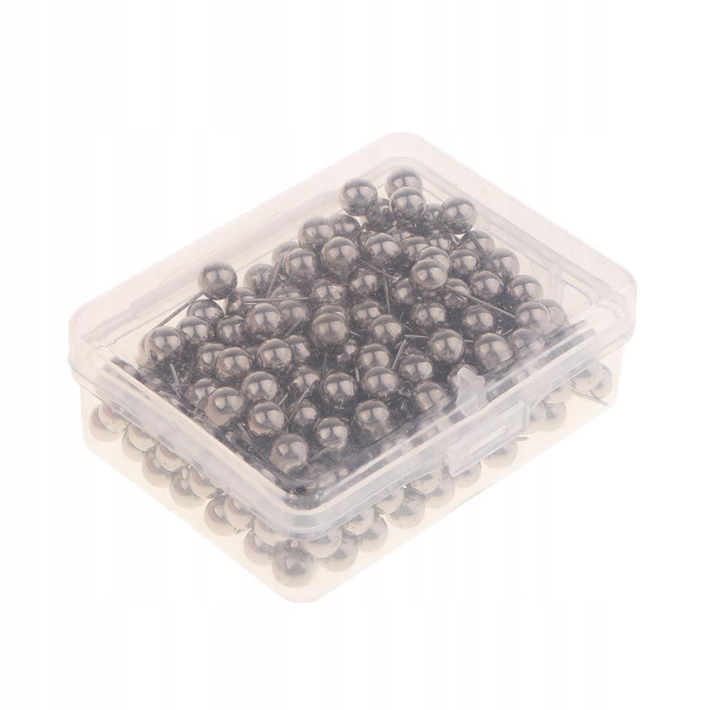 100 / 200pc Ball Bead Head Push Pins Drawing Pins