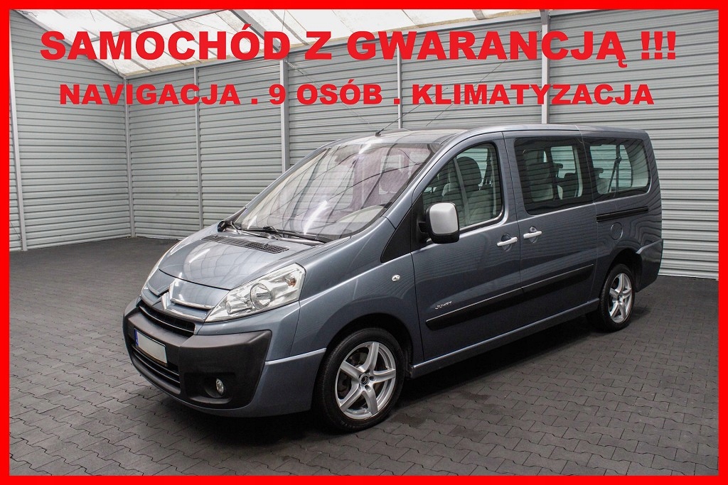 Fiat Scudo 9 OSÓB + DŁUGI + Navigacja +