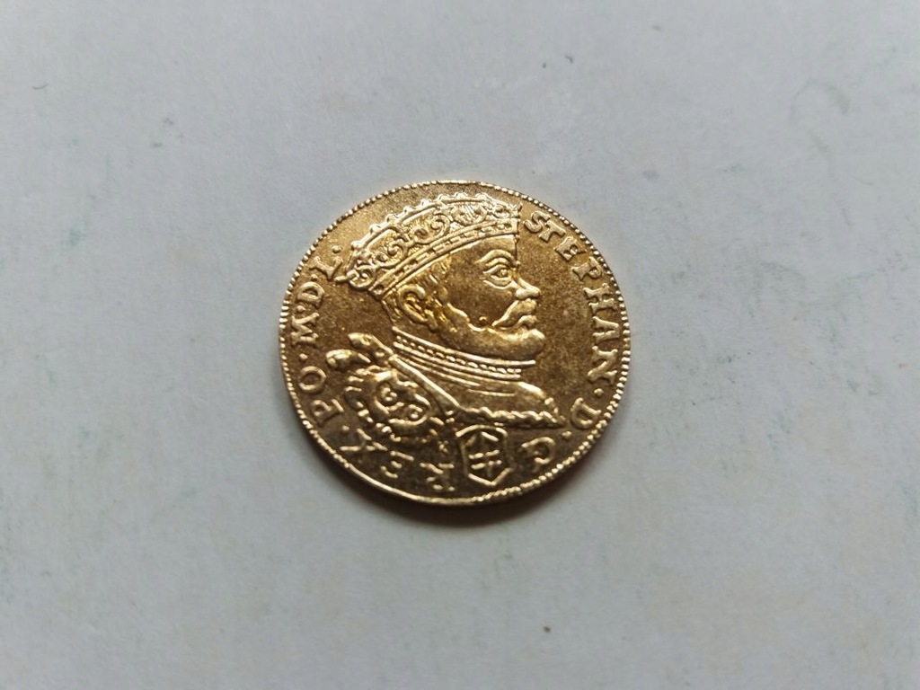 Stefan Batory Coin Expo 2008 żeton złocony