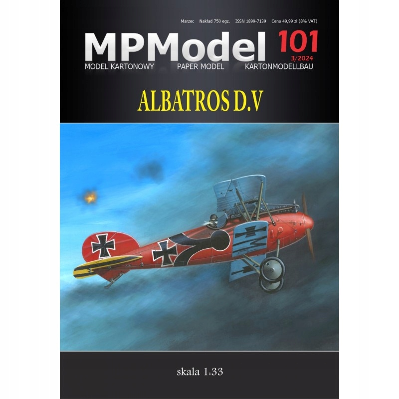 Albatros D.V, MPModel 101, 1:33 W