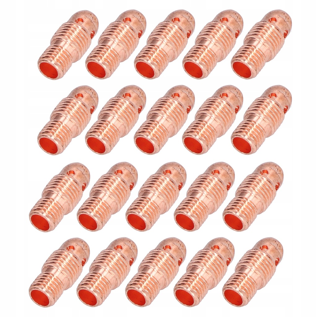 20 szt. Korpus tulei zaciskowej TIG miedź WP-9F
