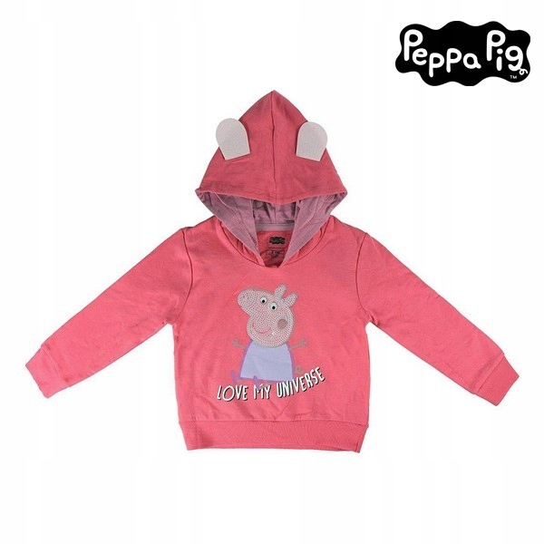 Bluza z Kapturem dla Dziewczynki Peppa Pig 74230 R