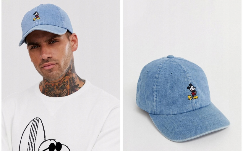 X11618K C01 LEVI'S MICKEY MOUSE CZAPKA Z DASZKIEM