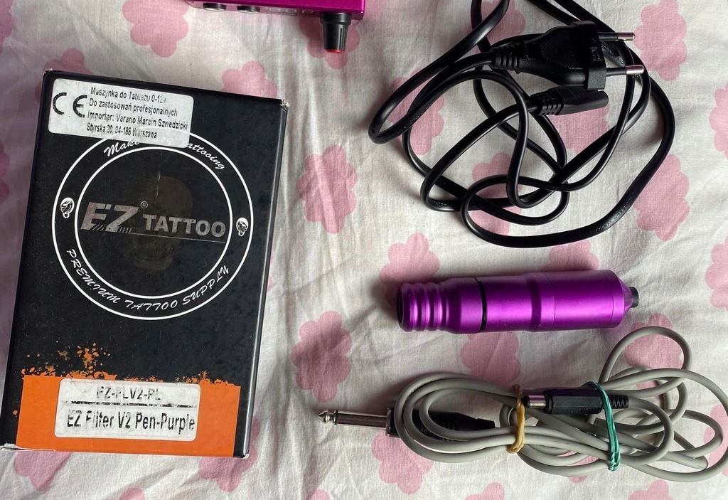 Maszynka to tatuażu PEN EZ Filter V2 Pen-Purple