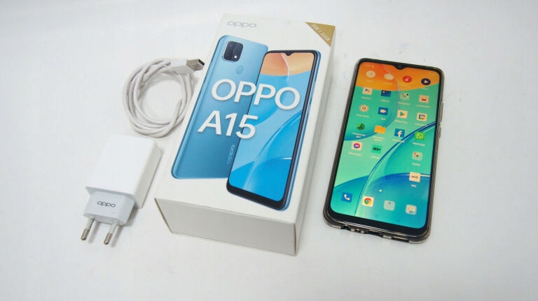 TELEFON OPPO A15 KOMPLET