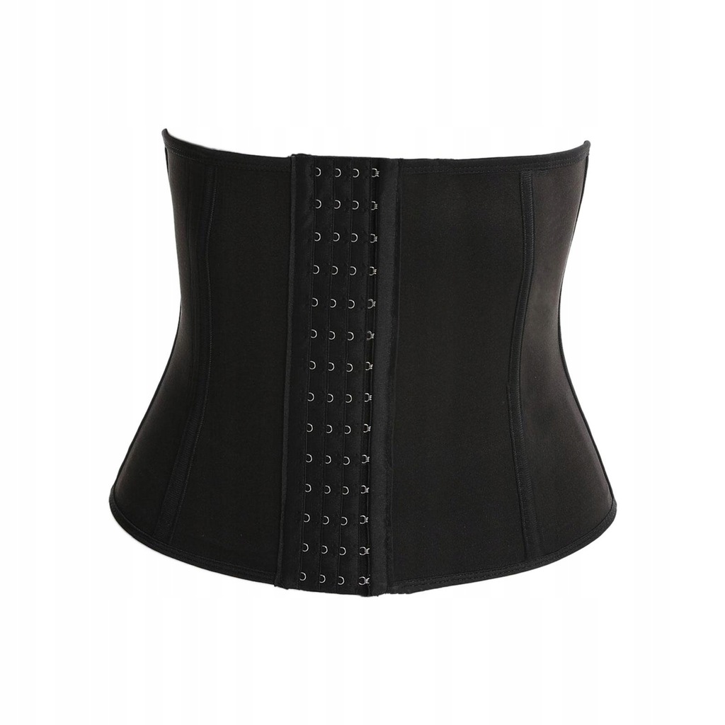 Waist Trainer Shaper Belt Sweat Waistband L Black