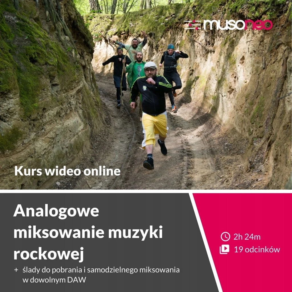 Musoneo Analogowe miksowanie muzyki rockowej Kurs