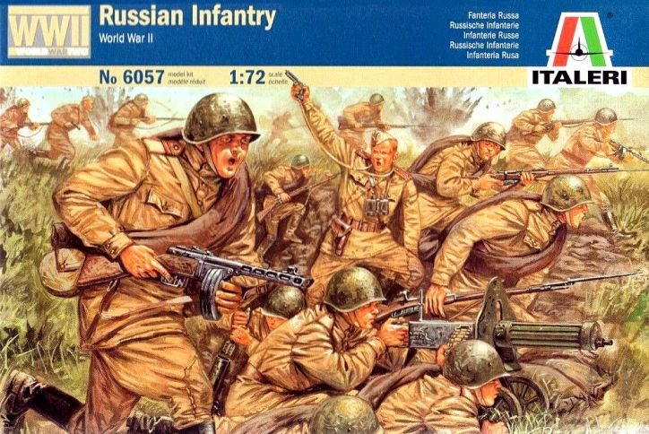 Russian Infantry WWII 1/72 Italeri 6057