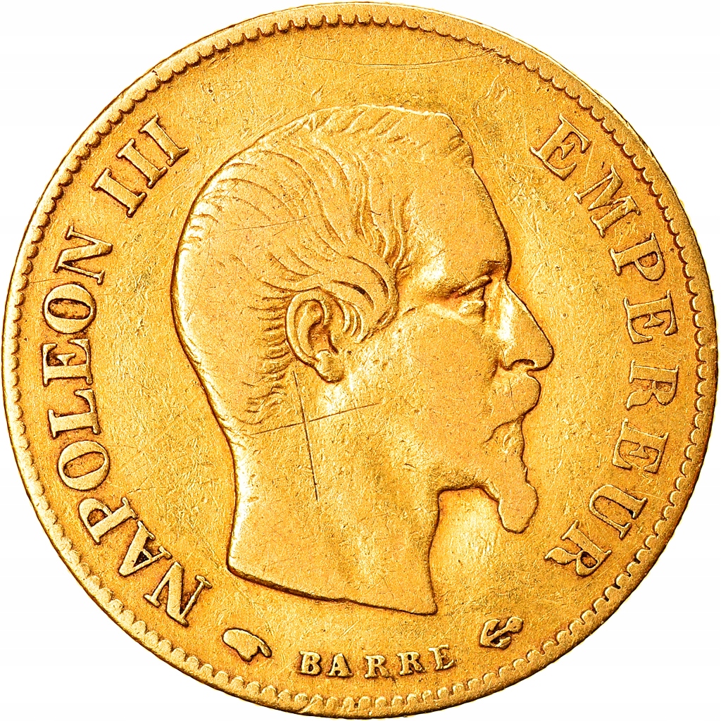 Moneta, Francja, Napoleon III, 10 Francs, 1859, Pa