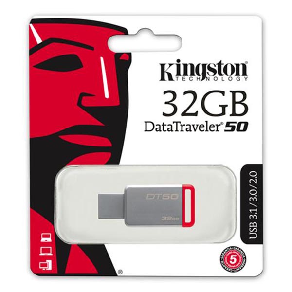 KINGSTON DT50/32GB PAMIĘĆ USB 3.0 DATA TRAVELER