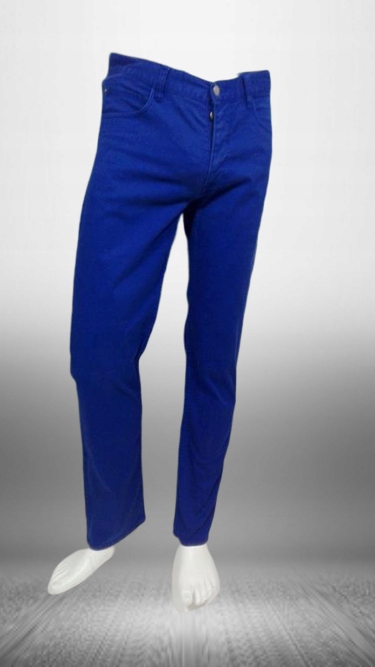 H&M niebiekie jeansy spodnie męskie 31