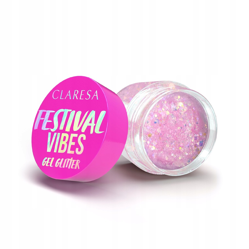 CLARESA FESTIVAL VIBES brokat w żelu 9,5 g 02 We Found Love