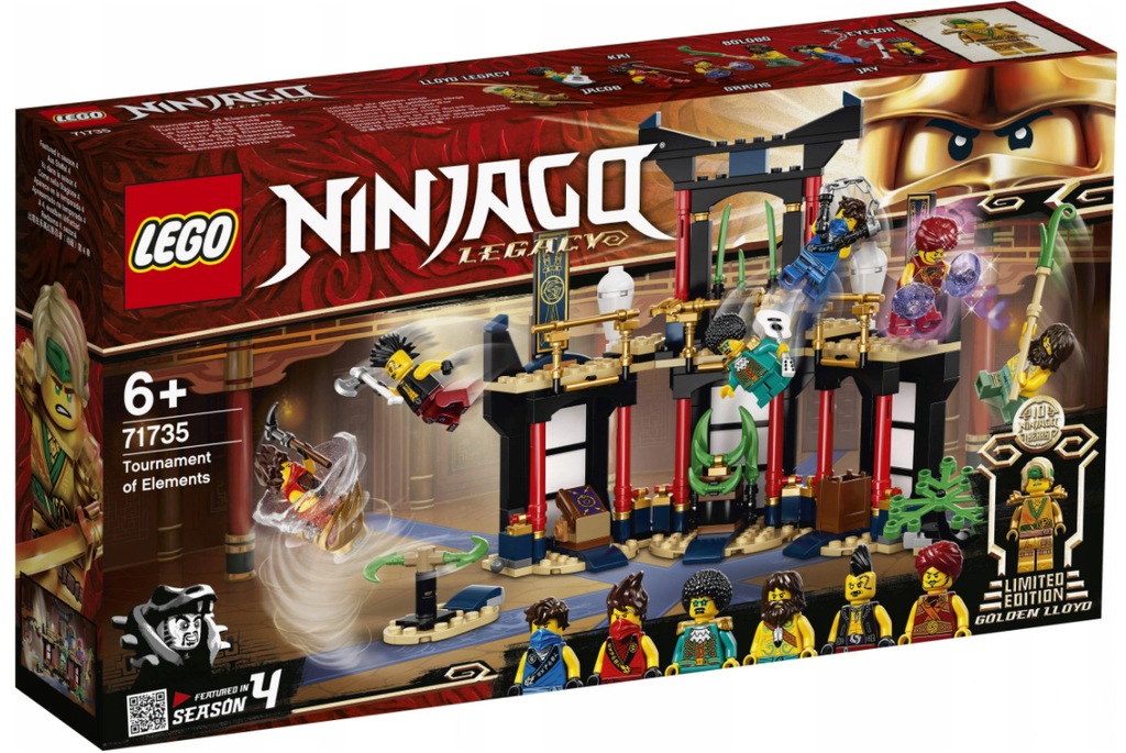 Купить LEGO NINJAGO - Турнир стихий (71735) Храм: отзывы, фото, характеристики в интерне-магазине Aredi.ru