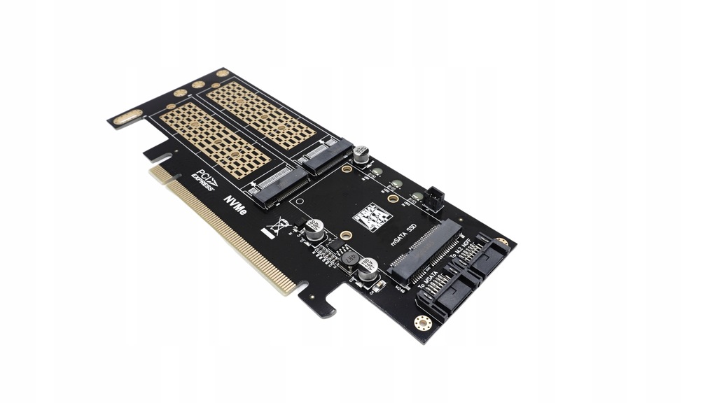 Купить Адаптер PCIe x16 для дисков M.2 (NVME+SATA) и mSATA: отзывы, фото, характеристики в интерне-магазине Aredi.ru