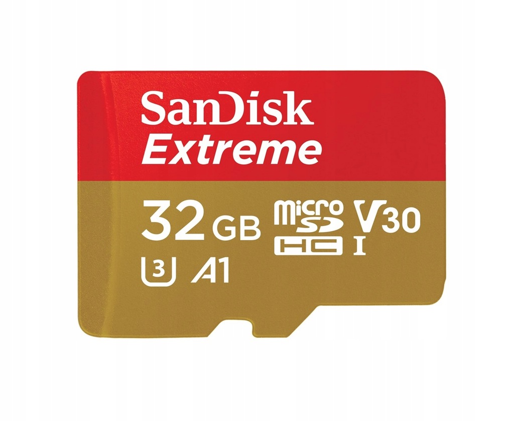 Karta pamięci SanDisk Extreme SDSQXAF-032G-GN6AA (32GB; Class U3; Adapter,