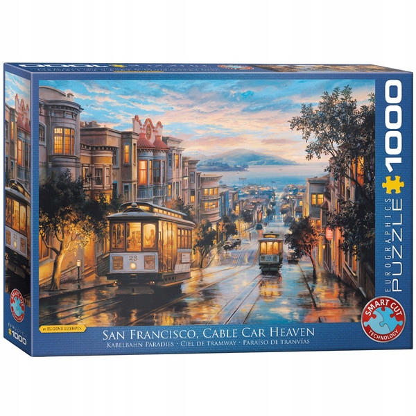 Puzzle Tramwaje linowe w San Francisco 1000 el.
