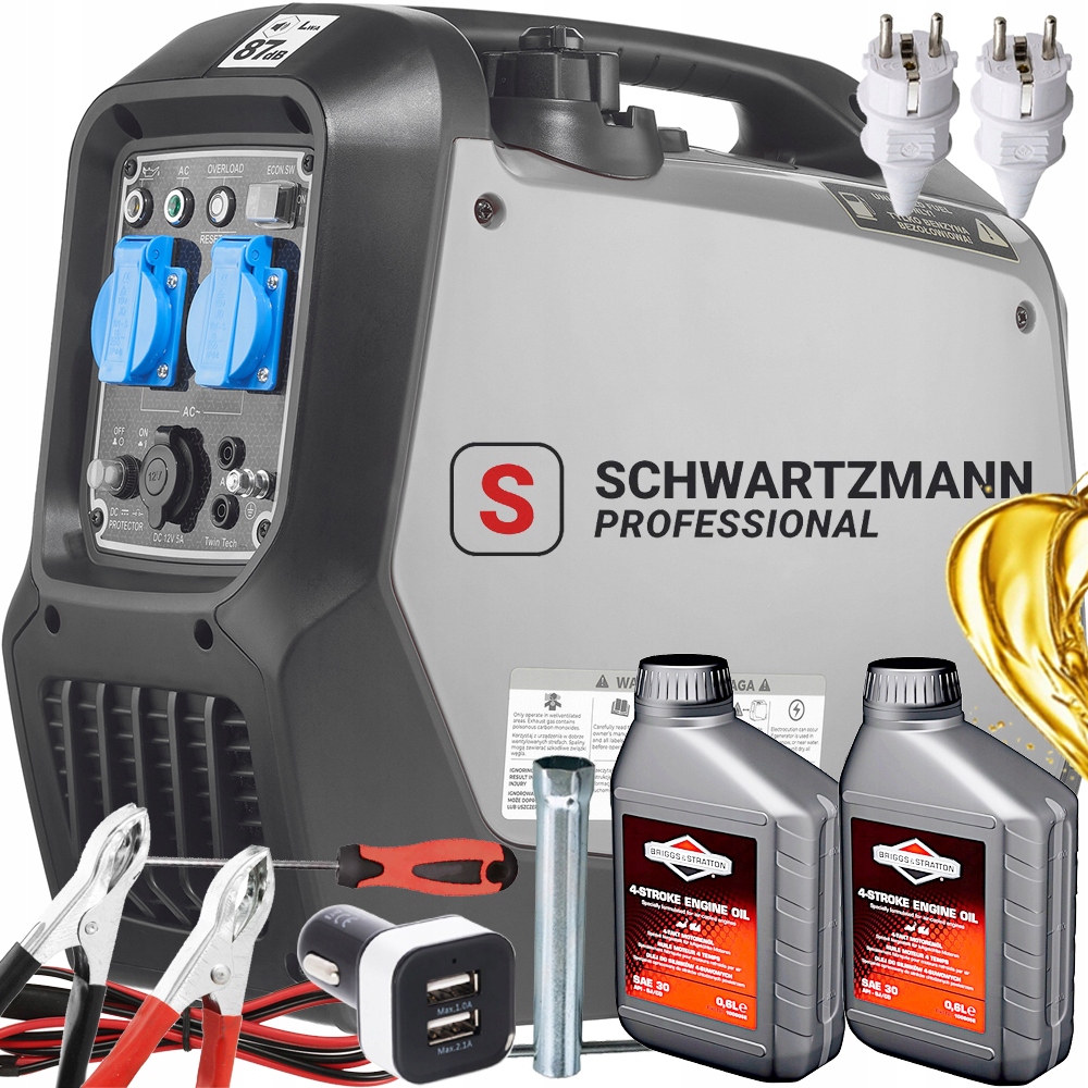 AGREGAT PRĄDOTWÓRCZY GENERATOR PRĄDU AVR + BRIGGS