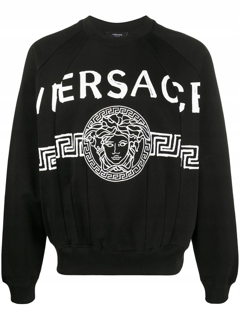 VERSACE MĘŻCZYZN CZARNY BLUZY M INT