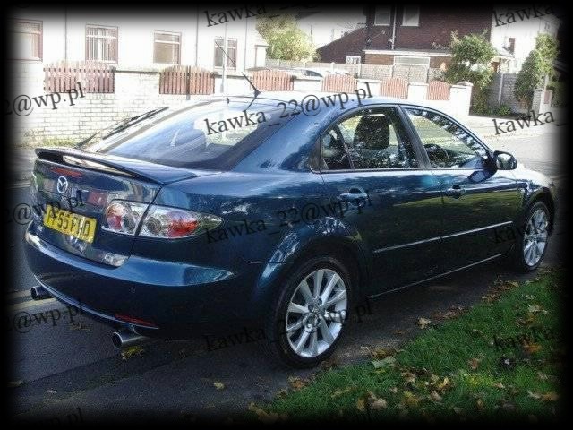 MAZDA 6 SPOILER LOTKA SPOJLER NA KLAPĘ PODKŁAD