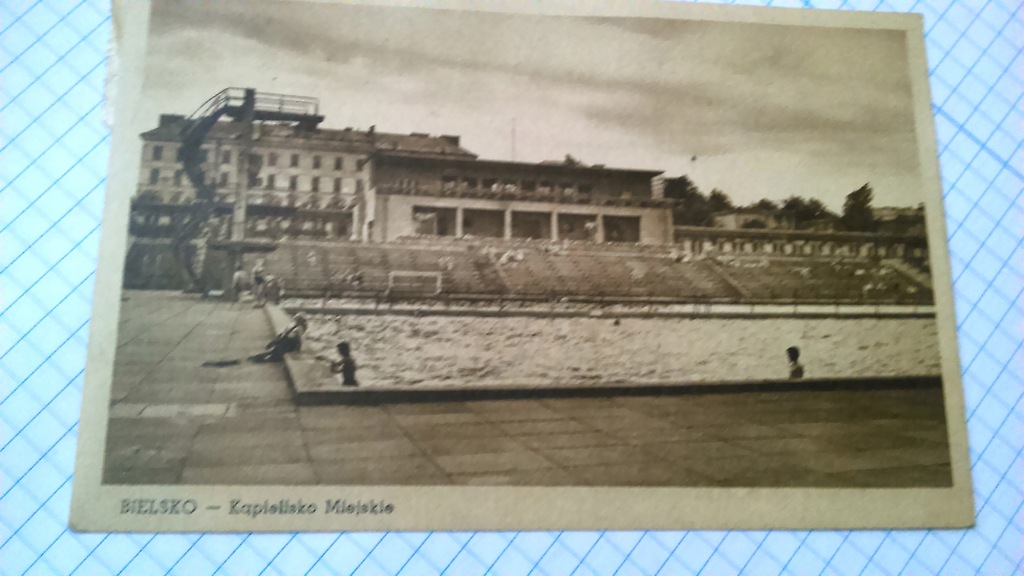 Bielsko kompielisko 40-l pocztowka z obiegu basen